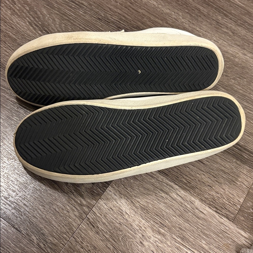 Goose Super-Star sneakers in white leather with a silver glitter star Size 41/9 - Picture 13 of 13